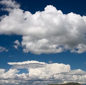 nuvens cumulus